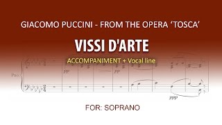 Vissi darte  Instrumental  Giacomo Puccini  SOPRANO [upl. by Lefton]