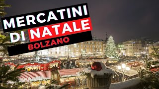 MERCATINI di NATALE BOLZANO  Trenino del Renon Canazei Ortisei e Marmolada [upl. by Aurelia]