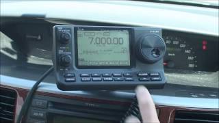 Icom IC7100 VehicleMobile Operation [upl. by Kalvin]