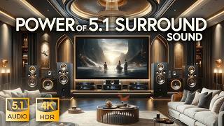 POWER of 51 Dolby Surround Sound 4K Test [upl. by Einhoj]