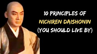 10 Principles of Nichiren Daishonin  Nichiren Buddhism [upl. by Rahr]