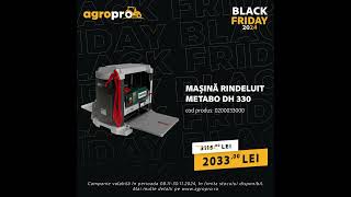 Masina rindeluit Metabo DH 330 blackfriday [upl. by Georgette]