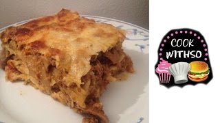 Lasagne bolognaise  Recette simple et rapide Cookwithso [upl. by Adihsaar177]