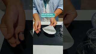 Filterpapier so falten barista [upl. by Auohp]