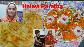 Halwa Paratha Recipe  tip and trick  Banane Ki Tarike halwaparatha Shabana Shaikh Recipe [upl. by Leonore]