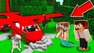 GPLAY ZNAJDUJE PORZUCONY SAMOLOT KTÓRY NAPRAWIA W MINECRAFT GPLAY amp LUMI [upl. by Aroc]