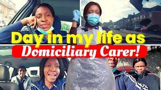 DAY IN MY LIFE AS A DOMICILIARY CARER IN UK GB ll LIFE OF A HEALTH CARE ASSISTANT  A MUST WATCH [upl. by Isolde]