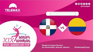 Copa Panamericana Femenino Voley 2024 Rep Dominicana vs Colombia [upl. by Lukin265]