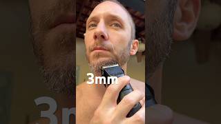 3mm Stubble Beard 5 oclock shadow What size to trim beard [upl. by Illek]