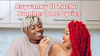 Rayvanny Ft Zuchu  Number One Official Video Lyrics [upl. by Norval]