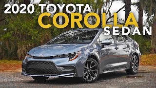 2020 Toyota Corolla Sedan Review  First Drive [upl. by Anialam696]