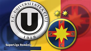 🔴LIVE🔴SuperLiga  Etapa 16🔴FC Universitatea Cluj 12 FCSB🔴Sunet Audio [upl. by Rotberg311]