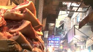 INA Market  Popular meat shop of Delhi [upl. by Llewoh]