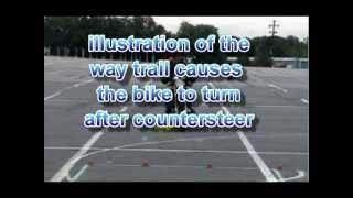 How a motorcycle turns using countersteer [upl. by Samoht975]