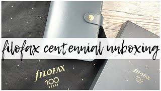 Filofax Centennial Edition Unboxing  Personal Planner in Charcoal  mspaperlover  2021 [upl. by Jake609]