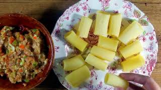 Manicotti Pasta Stuffed With Chicken [upl. by Lorant346]