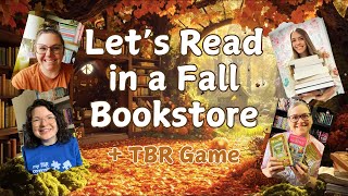 Lets Read in a Fall Bookshop  TBR Game with Sam Leandra and Jules [upl. by Rachel]