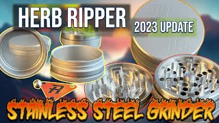 Herb Ripper Grinder  2023 Update  Stainless Steel Heavy Duty Grinder  GWNVCs Reviews stainless [upl. by Geehan]