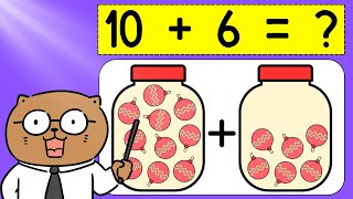 Reforço de matemática  Matemática para crianças  Problemas de adição simples  Continhas [upl. by Bart]