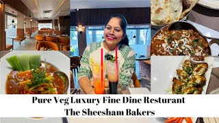 Pure Veg Luxury Fine Dine Resturant  The Sheesham Bakers 🤩 Five Star like restaurant in Bhopal [upl. by Baylor]