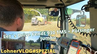 LohnerVLOG Spezial Mais abfahren mit Fendt 930 TMS und Pöttinger Jumbo Combiline [upl. by Price]