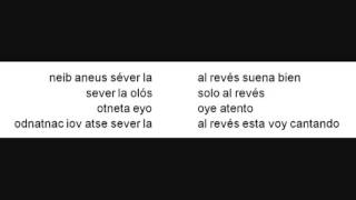 severla al reves con letra y traducción [upl. by Ainslee]