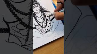 Har har Mahadev sketch art drawing reels shorts short mahadev mahakal artist video love [upl. by Pasquale]