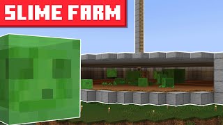 Minecraft Slime Farm 1204  NO SLIME CHUNKS  EASY BUILD [upl. by Suirtimid]