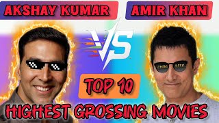 Top 10 HighestGrossing Movies of Aamir Khan amp Akshay Kumar  Bollywood Box Office Hitsquot [upl. by Herb777]