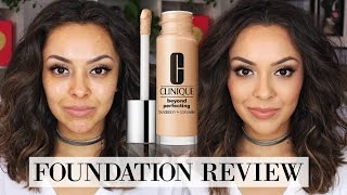 Clinique Beyond Perfecting Foundation  Concealer Review  TrinaDuhra [upl. by Enael87]