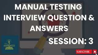 Session 3 Manual Testing Interview Question amp Answers In Telugu  Manual Testing for Beginners [upl. by Peter]