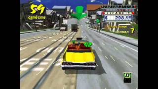 Crazy Taxi Sega Dreamcast  Theme Song All I want by Offspring [upl. by Assetal316]