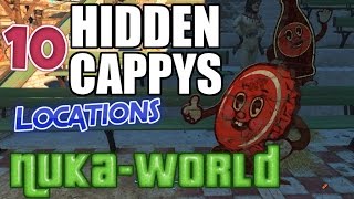 FallOut 4  NukaWorld  Cappy in a Haystack  Locations of all 10 Hidden Cappys [upl. by Pasadis]