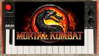 Mortal Kombat  Theme Song Akai MPK Mini MK3 Cover [upl. by Naquin]