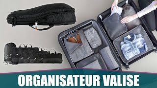 LE MEILLEUR ORGANISATEUR DE VALISE  RANGEMENT COMPRESSION  Travel Dude [upl. by Enobe]