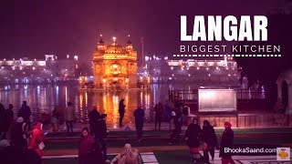 Biggest Kitchen in the World  Langar sewa at Golden Temple Amritsar [upl. by Hanus13]