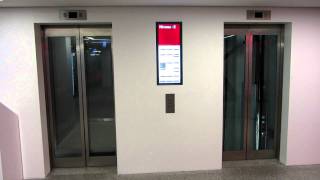 Shopping mall Schindler elevators [upl. by Repinuj]