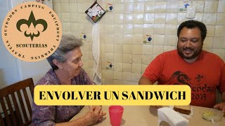 Cómo ENVOLVER un SANDWICH y tapar un vaso usando SERVILLETAS 🥪 [upl. by Kennard120]