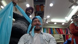 Foreigner Wears A Turban In India 👳‍♂️ [upl. by Vasyuta]