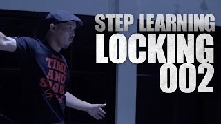 LOCKING 002  STEP LEARNING  Dance Tutorials [upl. by Aliuqaj63]