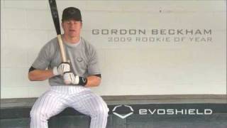 Gordon Beckham and Evoshield Wrist Guards [upl. by Farman]