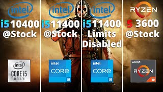 i510400 vs i511400 vs Ryzen 5 3600  11 Games 1080p RTX 3070 [upl. by Ober]