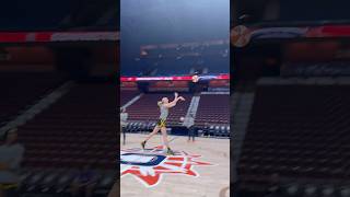 Cameron Brink hits half court shot at Connecticut then runs lap [upl. by Radman835]