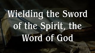 quotWielding the Sword of the Spirit the Word of Godquot  Brother Don Cullen Wednesday 91824 [upl. by Herold]