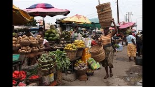 An African FRUITS AND VEGETABLES MARKET Agbogbloshie Accra Ghana [upl. by Nahgen]