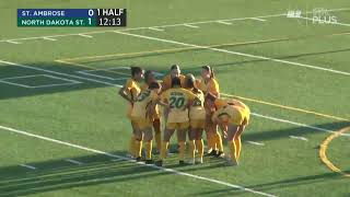 St Ambrose vs NDSU Soccer Highlights September 20 2024 [upl. by Speroni]