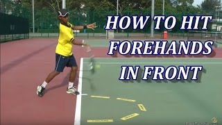 Tennis Forehand Contact Point And How To Find It [upl. by Pryor]