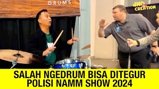 YOIQBALL DITEGUR POLISI NAMM SHOW 2024 GARA GARA INI [upl. by Arrol]