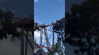 RailBlazer’s Yellow Train Load Testing shorts rollercoaster [upl. by Sidoon514]