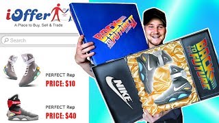 BUYING THE CHEAPEST MOST LEGIT SELF LACING AIR MAGS OFF IOFFER [upl. by Keller]